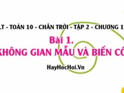 Biến cố là gì, biến cố chắc chắn và biến cố không...